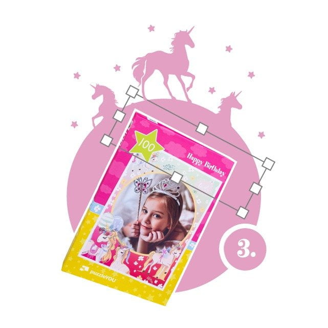 Ontwerp van de Eenhoorn Puzzel Deel 3