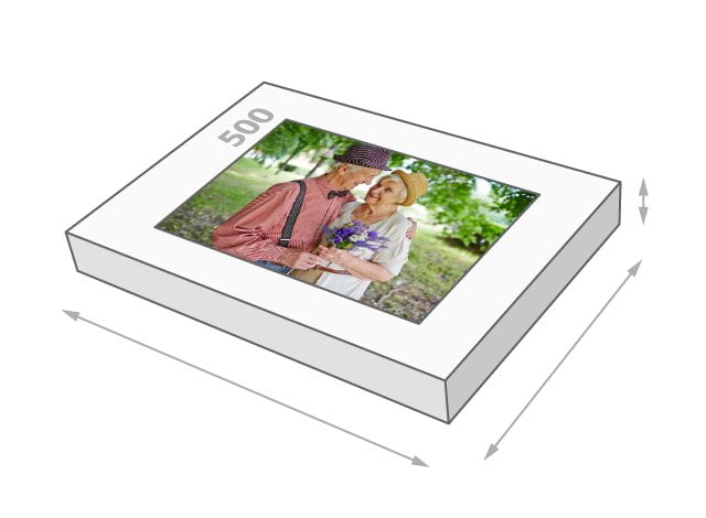 Fotopuzzel met doosgrootte van 500 stukjes