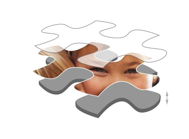 Dikte van de puzzelstukjes 1000 stukjes