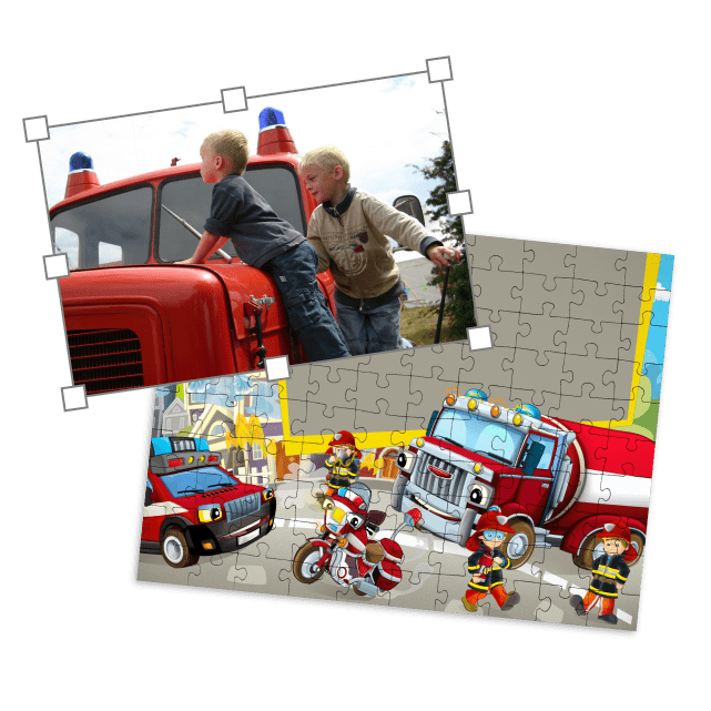 "De brandweer in actie" lay-outs