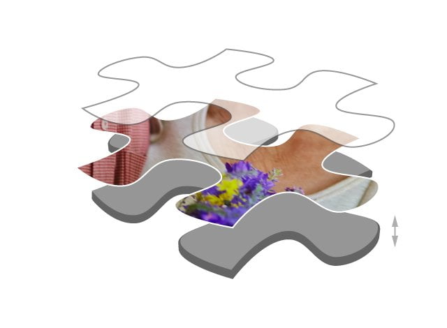 Fotopuzzel met 500 stukjes premium karton