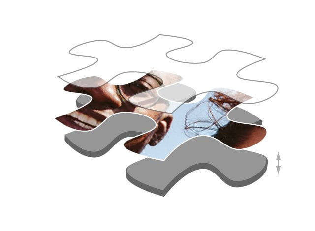 Dikte van de puzzelstukjes 200