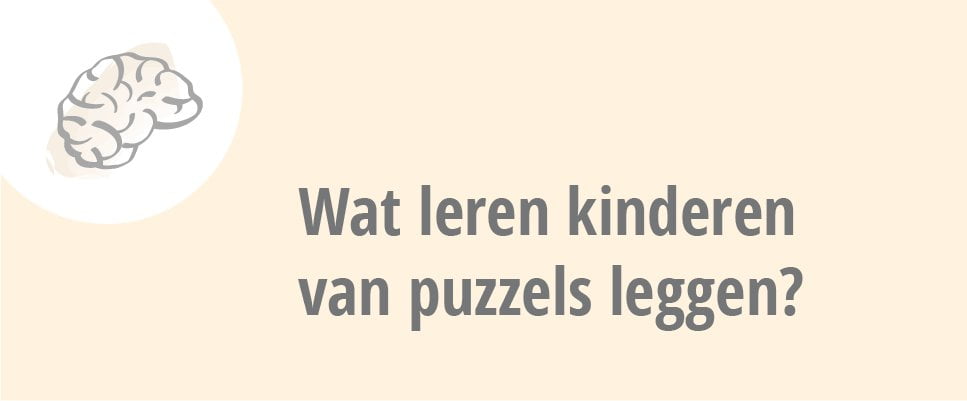 Wat leren kinderen van puzzels leggen?
