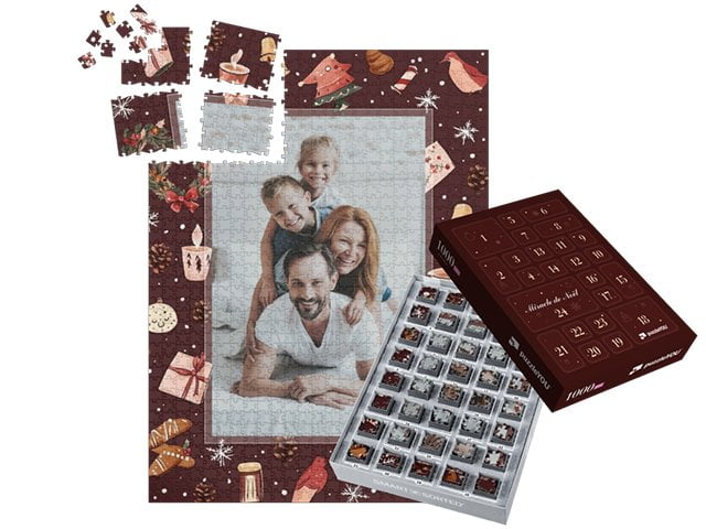 boîtes pour un puzzle calendrier de l’Avent