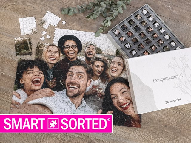 SMART SORTED® - de verrassingspuzzel voor de bruiloft