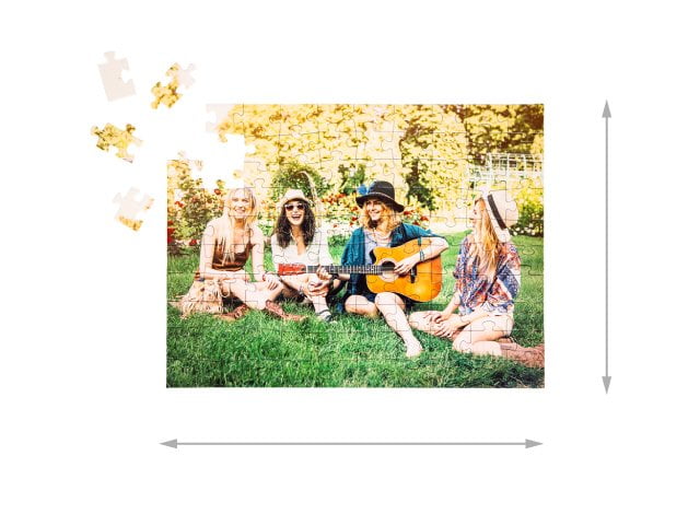 Maat van de puzzel 100 stukjes