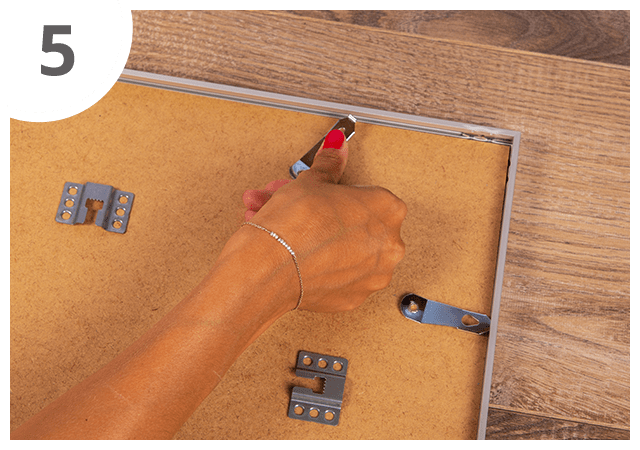 Instructies voor puzzelkader 48 tot 2000 stukjes Stap 5