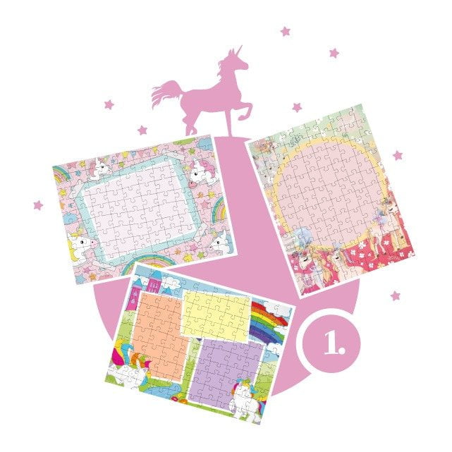 Ontwerp van de Eenhoorn Puzzel Deel 1