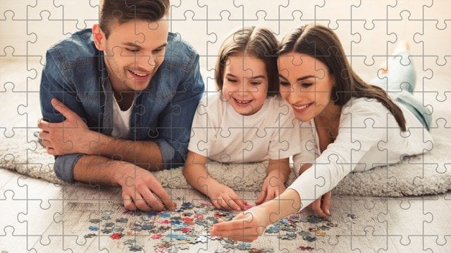 Puzzel gegarandeerd tijd samen